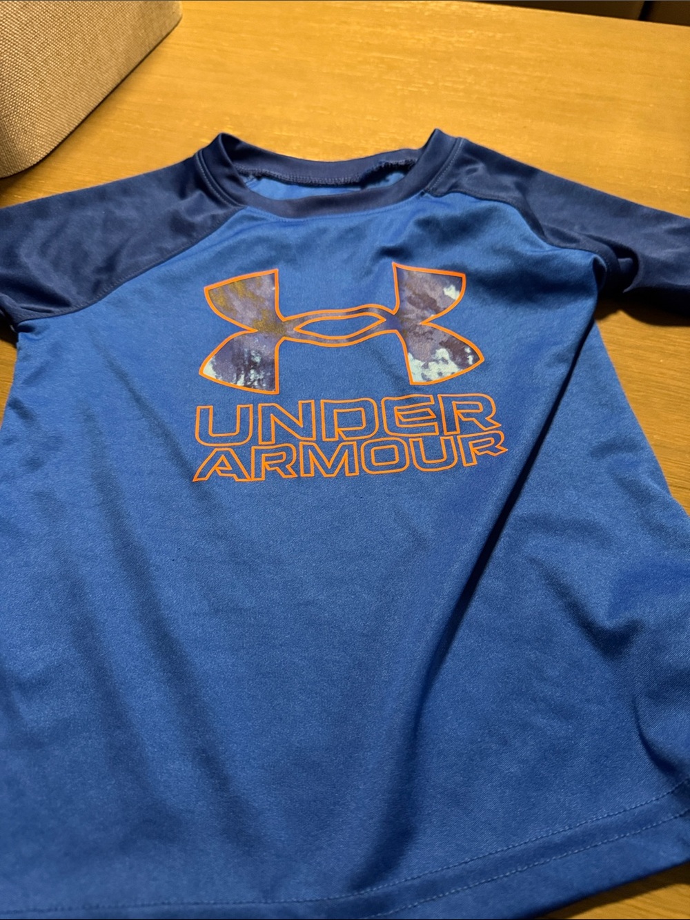 Under Armour Navy and Royal Blue Performance Logo Tee